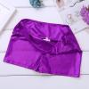 Alvivi Kids Girls Shiny Metallic Dance Shorts Ballet Dance Gymnastics High Waist Fitness Booty Shorts Purple 4 Years view 4