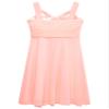 YONGHS Flower Girls Formal Dress Kids 3D Applique Asymmetric Chiffon Bridesmaid Wedding Party Evening Gown Pink 6 Years view 4