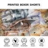 Aflyko Easter Novelty Boxer Shorts Cute Bunny Rabbits Relaxed Fit Boxers Buttoned Fly Spring Men's Underwear, XL view 3