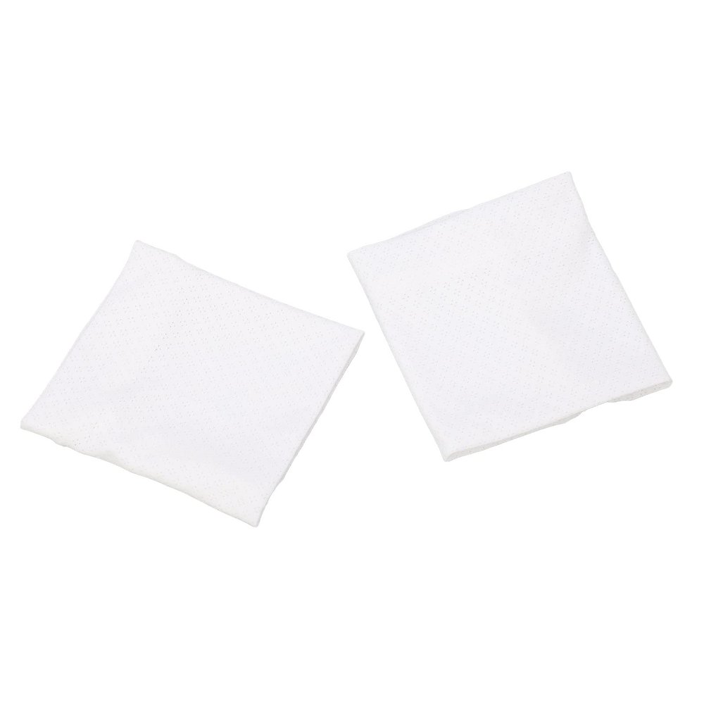 Exercise Wrist Sweatband, Ice Silk Elastic 2PCS Breathable Cooling Wristband for Camping (White)