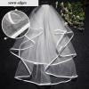 DEEDOCHY Wedding Veil,Bridal Veil,Veils for Women Wedding,2 Tiers White Bridal Veils with Comb,Tulle Veils for Brides view 3