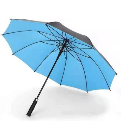 DEPILA Umbrella Windproof Large Golf Umbrella Oversized Canopy Vented Stick Umbrella Waterproof Automatic Open Stick Umbrella for Rain and Sun Umbrella (Color : OneColor, Size : 93CM)