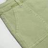 KIDSCOOL SPACE Big Girls Summer Skirt,Elastic Band Inside Soft Strechy Cotton Denim Girl Dress Shorts,Green,12 view 3