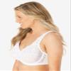 Amoureuse Women's Plus Size Embroidered Underwire Bra - 38 B, Classic Red view 3