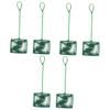 DECHOUS 6pcs Portable Fish Tank Nets Catching Nets for Outdoor Fishing for Fish for Boys and Girls and Beginners Versatile Use for and Stream Fishing Green view 1