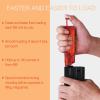 Ludex Airsoft Speed Loader 6mm BBS Pellet 100 Rounds Capacity Airsoft Magazine Fast Quick Loader with Adapter-Red view 2