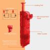 Ludex Airsoft Speed Loader 6mm BBS Pellet 100 Rounds Capacity Airsoft Magazine Fast Quick Loader with Adapter-Red view 4