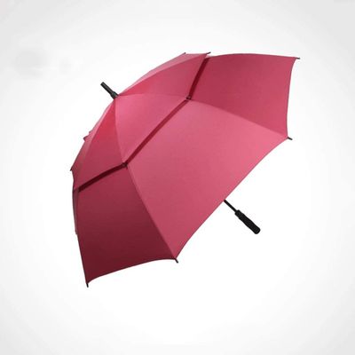 DEPILA Umbrella Automatic Open Golf Umbrella Extra Large Oversize Double Canopy Vented Windproof Waterproof Stick Umbrellas for Rain and Sun Umbrella