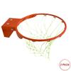 THUNDERBAY 18 inch Standard Double Spring Flex Reinforced Wall Mounted Basketball Rim, Two Nylon Nets Include One Nightlight Basketball Net(2 Pack) view 4
