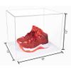 Better Display Cases Acrylic Extra Large Shoe Display Case for Basketball Shoe, Hightop, Soccer & Football Cleats with Clear Case and White Base 18" x 14" x 12" (A014-C-WDS) view 2