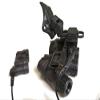 FMA Airsoft Paintball Non-functioning GPNVG18 Night Vision Goggles Model Tactical Hunting Cosplay Dummy NVG L4G19 Helmet Shroud Mount Plastic Set (BK) view 2