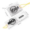 Outdoor Compass Hiking Backpacking Compass Plastic Transparent Ruler Mapping Compass Tool Accessory view 2