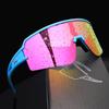 AVV Polarized cycling glasses sports sunglasses,UV400 Protection Fishing Driving running baseball Adjustable sunglasses for men women, Blue view 3