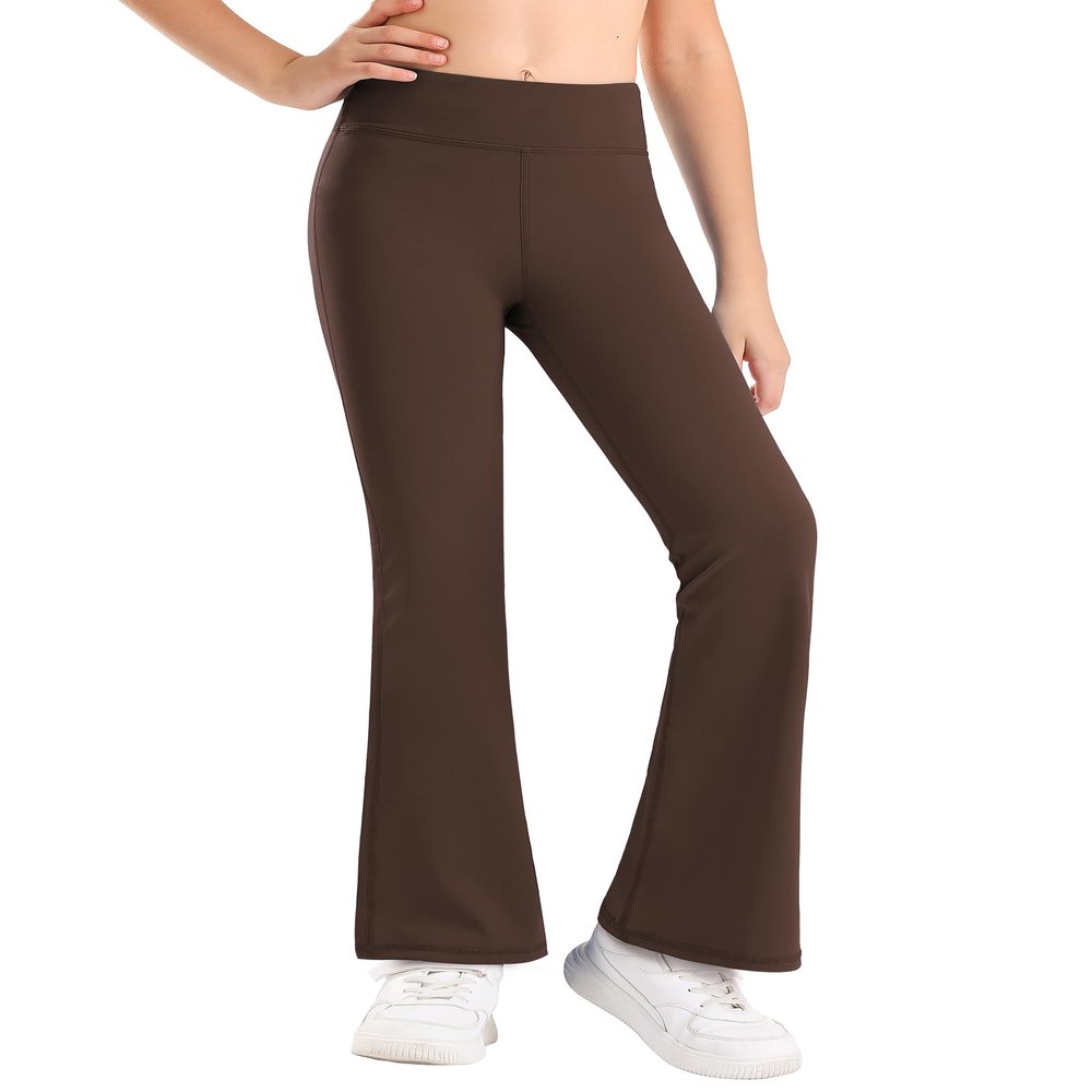 Stelle Girls Flare Leggings High Waisted for Dance Yoga School Daily Wear