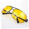 SOIMISS Polorized Men s Sunglasses Eye Glasses for Mens Men's Sunglasses Anti High Beam Driving Mirror Driving Night Glasses Metal Frame Night Man view 3