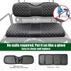 Roykaw Golf Cart Seat Covers Kit for Aftermarket Rear Seat, for Common Seat Cushion, Marine Grade Vinyl Material/More Soft and Comfortable, Breathable & Easy to Clean view 3