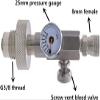 Maisivac Paintball Accessories PCP Air Gun HPA Scuba Stainless Steel Fill Station DIN G5/8 Charging Adapter with 350Bar/5000Psi Gague view 4