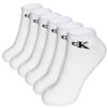 Calvin Klein Men's CK Logo Cushion No-Show Socks - 6 Pack (One Size, White) view 1