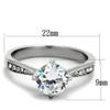 925 Sterling Silver Round Mossanight Diamond Ring | Dainty Ring | Elegant Ring | Tiny Ring | Wedding Ring | Anniversary Ring | Statement Ring (8) view 2