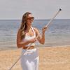 WEKAPO Extra Replacement Poles for a Beach Tent, 7'1'' Tall, Made 6061 Aluminum (for Tent 9x10) view 1