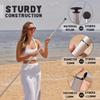 WEKAPO Extra Replacement Poles for a Beach Tent, 7'1'' Tall, Made 6061 Aluminum (for Tent 9x10) view 2