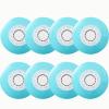 JHKJ Luminous Inline Wheel 72mm/76mm/80mm Light Up LED Skate Wheels Indoor Outdoor Light Up Wheels 85A,Blue,76mm view 1