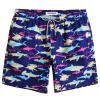 maamgic Mens Swim Trunks Quick Dry Swim Shorts with Mesh Lining Funny Swimwear Bathing Suits 7inch Colorful Shark X-Large view 1