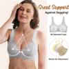 Front Closure 5D Beauty Back Sports Comfy Bra, Plus Bra for Older Women 5D Shaping Seamless Front Closure Lace Bra (2PCS-A,M) view 3