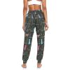 Yasala Cats Line Women Harem Pants Baggy Yoga Pants Hippie Palazzo Pants Casual Athletic Workout Sweatpants view 3