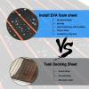 EVA Foam Boat Decking Kayak RV Flooring Marine Carpet 6mm Camo Self Adhesive Trimmable EVA Pad Cooler Tops Seating Golf Cart Non-Slip Traction Helm Pad view 2
