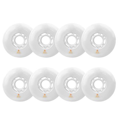 JHKJ Outdoor Inline Wheels 72mm, 76mm, 80mm Iinline Wheel Replacement Wheel 90A 8 Pack for Any Product Using Inline Skate Wheels,80mm