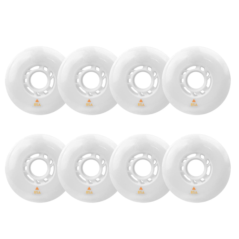 JHKJ Outdoor Inline Wheels 72mm, 76mm, 80mm Iinline Wheel Replacement Wheel 90A 8 Pack for Any Product Using Inline Skate Wheels,80mm
