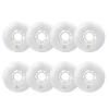 JHKJ Outdoor Inline Wheels 72mm, 76mm, 80mm Iinline Wheel Replacement Wheel 90A 8 Pack for Any Product Using Inline Skate Wheels,80mm view 1