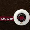 JHKJ Outdoor Inline Wheels 72mm, 76mm, 80mm Iinline Wheel Replacement Wheel 90A 8 Pack for Any Product Using Inline Skate Wheels,80mm view 3