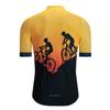 Men Cycling Jersey,Bike T-Shirt Short Sleeve MTB Biking Clothing Reflective Bicycle Jacket with 3-Pockets Tops S-3XL view 2