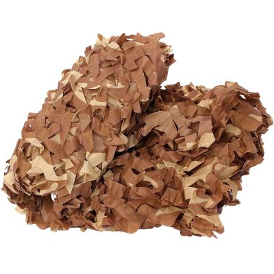 Camouflage Netting Desert Military Camo Netting 4x6m Blinds Mesh Army Sunshade Nets Bulk Roll Hunting Camping Car Cover Outdoor Picnic Party Decorations 3x3m 2x3m 2x6m 3x4m(Size:3x4m/9.8x13ft)