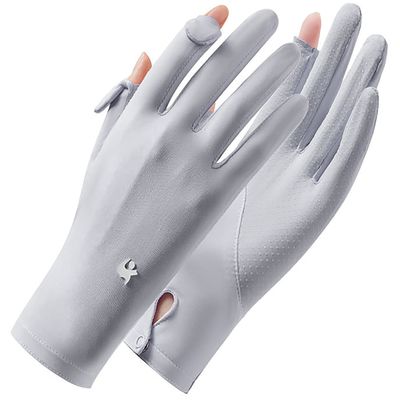 FGSS Summer Sunblock Gloves UV Protection Non-Slip Touchscreen Driving Gloves for Women Cyling Riding Outdoor