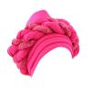 African Women Turban Cap Black Women Sequins Headscarf Twisted Braid Wrap Hat Cancer Muslim (Hot Pink, One Size) view 1