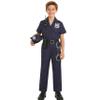 KIDIN Police Officers Costume for Kids Police Dress Up Halloween Cosplay Career Day Birthday Gifts view 1