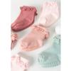 JUNOAI Toddler Girls Anti Slip Socks - Non Skid Frilly Ruffle Design with Grips for Baby 0-4 Years (Pack of 8) (as1, age, 1_year, 2_years, colourful) view 4
