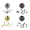 MUUNN 200pcs Fly Tying Tungsten Beads Assortment, Slotted Tungsten Bead Head for Fly Tying Materials, Combination D 3.5mm view 1