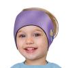 HeySplash Swimming Headband, Swimming Earplugs Kids Ear Plugs Ear Band Swimmer Ear Protection, Elastic Neoprene Ear Guard & Hair Guard for Kids Adults, Keep Water Out & Hold Earplugs in, Small, Purple view 1