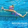 HeySplash Swimming Headband, Swimming Earplugs Kids Ear Plugs Ear Band Swimmer Ear Protection, Elastic Neoprene Ear Guard & Hair Guard for Kids Adults, Keep Water Out & Hold Earplugs in, Small, Purple view 4