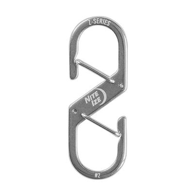 NITEIZE ZS2-11-R6 Z Carabiner #2 Stainless Silver