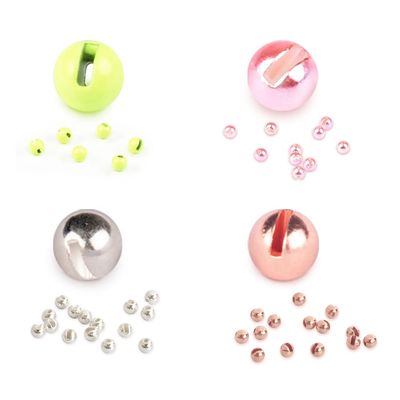MUUNN 200pcs Fly Tying Tungsten Beads Assortment, Slotted Tungsten Bead Head for Fly Tying Materials, Combination B 3.5mm
