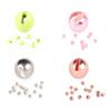 MUUNN 200pcs Fly Tying Tungsten Beads Assortment, Slotted Tungsten Bead Head for Fly Tying Materials, Combination B 3.8mm view 1