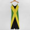 TAIZIYEAH Women's Long Dress Jamaican Flag Casual Fashion Summer Dresses M view 4