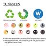 MUUNN 200pcs Fly Tying Tungsten Beads Assortment, Slotted Tungsten Bead Head for Fly Tying Materials, Combination C 3.0mm view 2