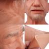 YRZGSAWJ Realistic Silicone Masks for Men Full Head Old Man Human Face Mask Crossdresser Cosplay Halloween (William Old Man, Tan) view 2