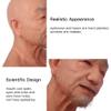YRZGSAWJ Realistic Silicone Masks for Men Full Head Old Man Human Face Mask Crossdresser Cosplay Halloween (William Old Man, Tan) view 3